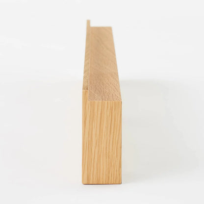 Mujirushi Ryohin Wall-Mountable Furniture Oak Wood 88Cm X 4Cm X 9Cm | Made In Japan