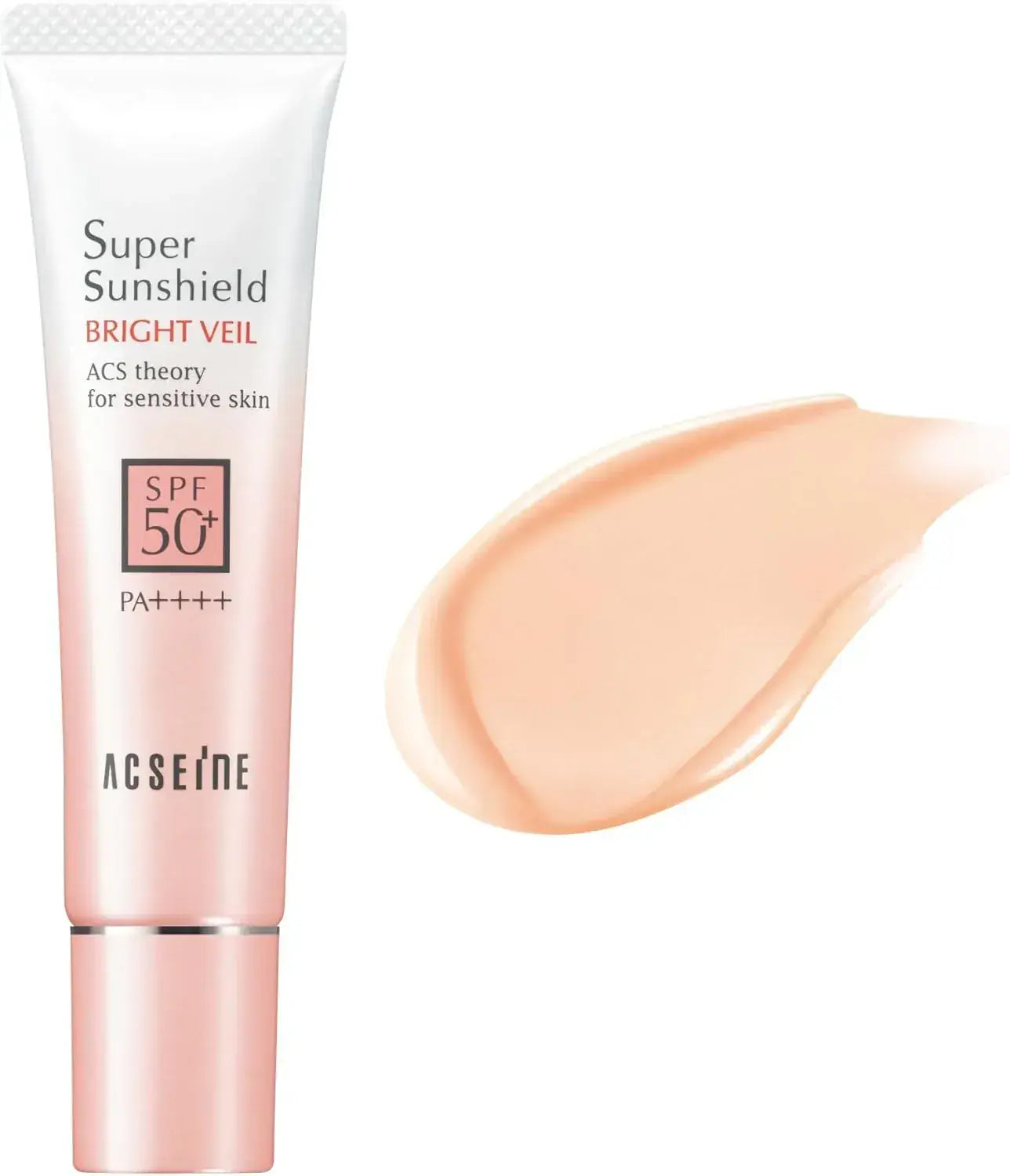 Acseine Super Sunshield Bright Veil SPF50 PA Sunscreen Base Cream