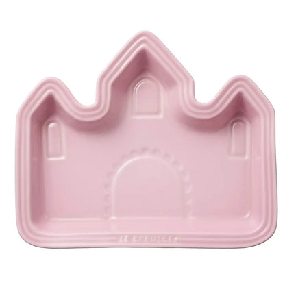 Assiette déjeuner bébé rose laiteux Le Creuset Château micro-ondes sûre pour filles