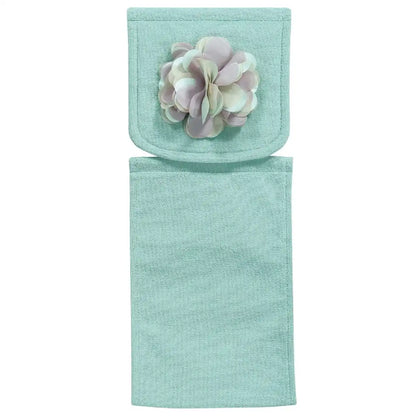 Senko Japan Sds Dose Melange Paper Holder Cover Blue Flower Motif | 77858