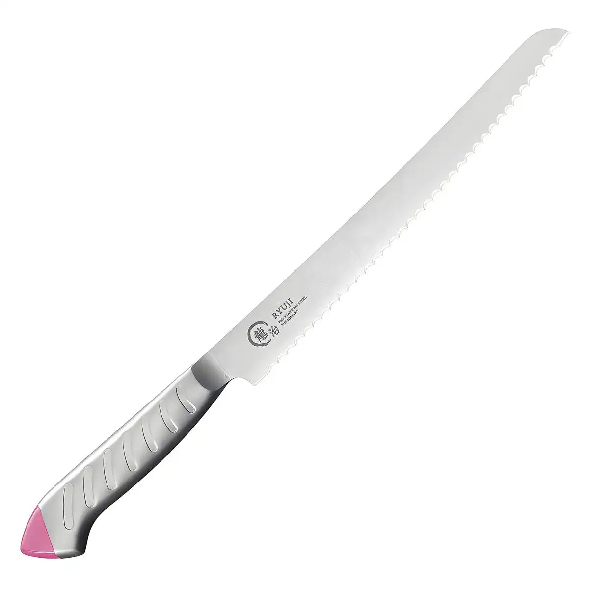 Ryuji Molybdenum Steel Bread Knife Pink