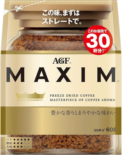 AGF Maxim Bag Instant Coffee Eco Pack Refill - 60g - 4901111762213