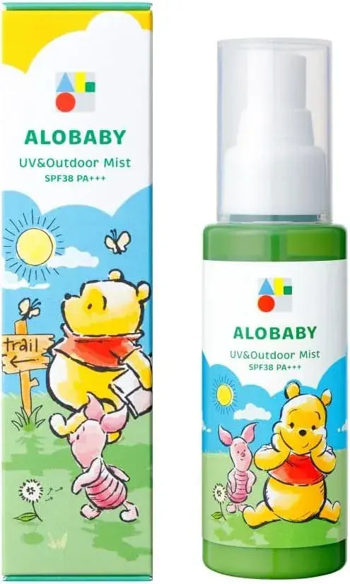 Alobaby Aloe Baby UV Outdoor Mist Sunscreen SPF 38 Additive Free - Disney Design - 4571461543512