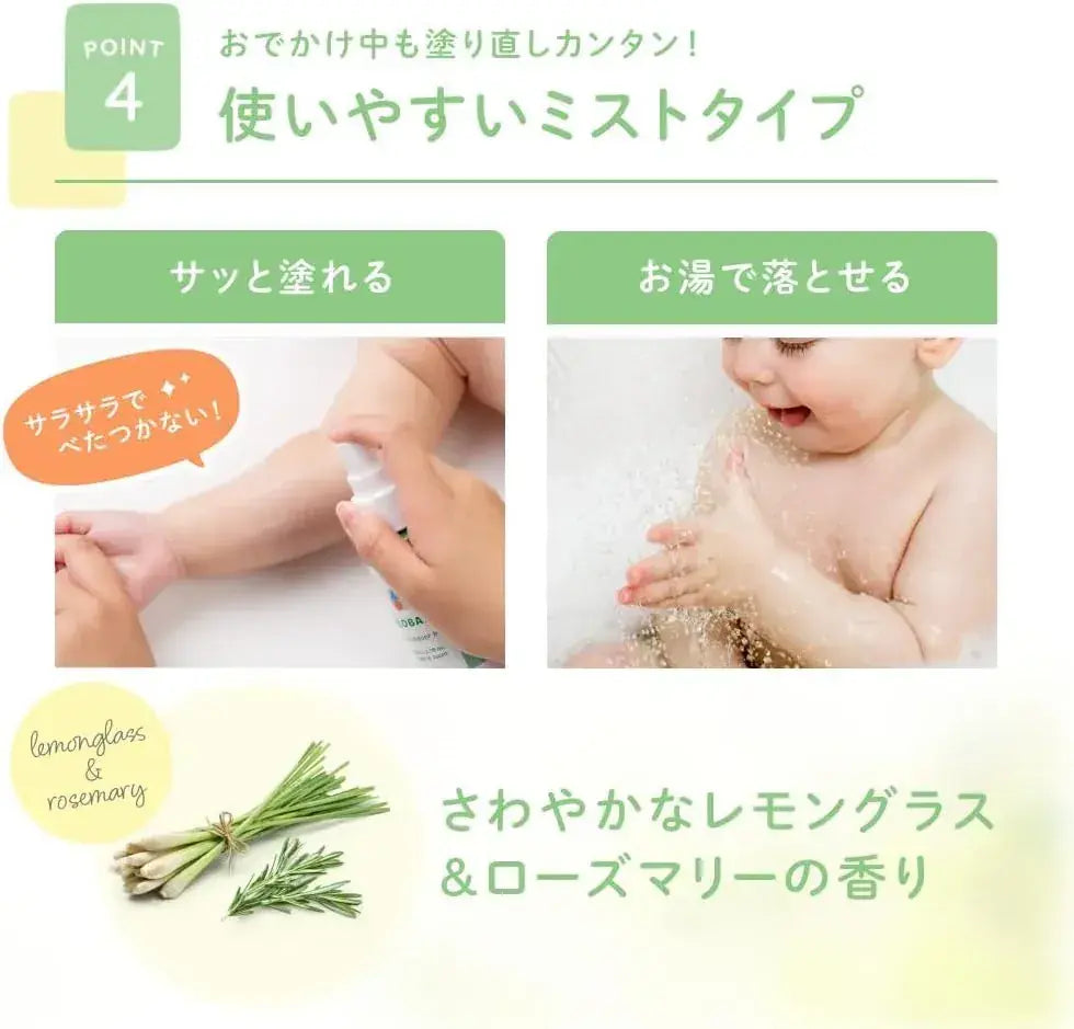 Alobaby Aloe Baby UV Outdoor Mist Sunscreen SPF 38 Additive Free
