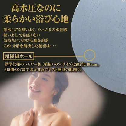 Amane Standard Water Saving High Pressure Lightweight Shower Head