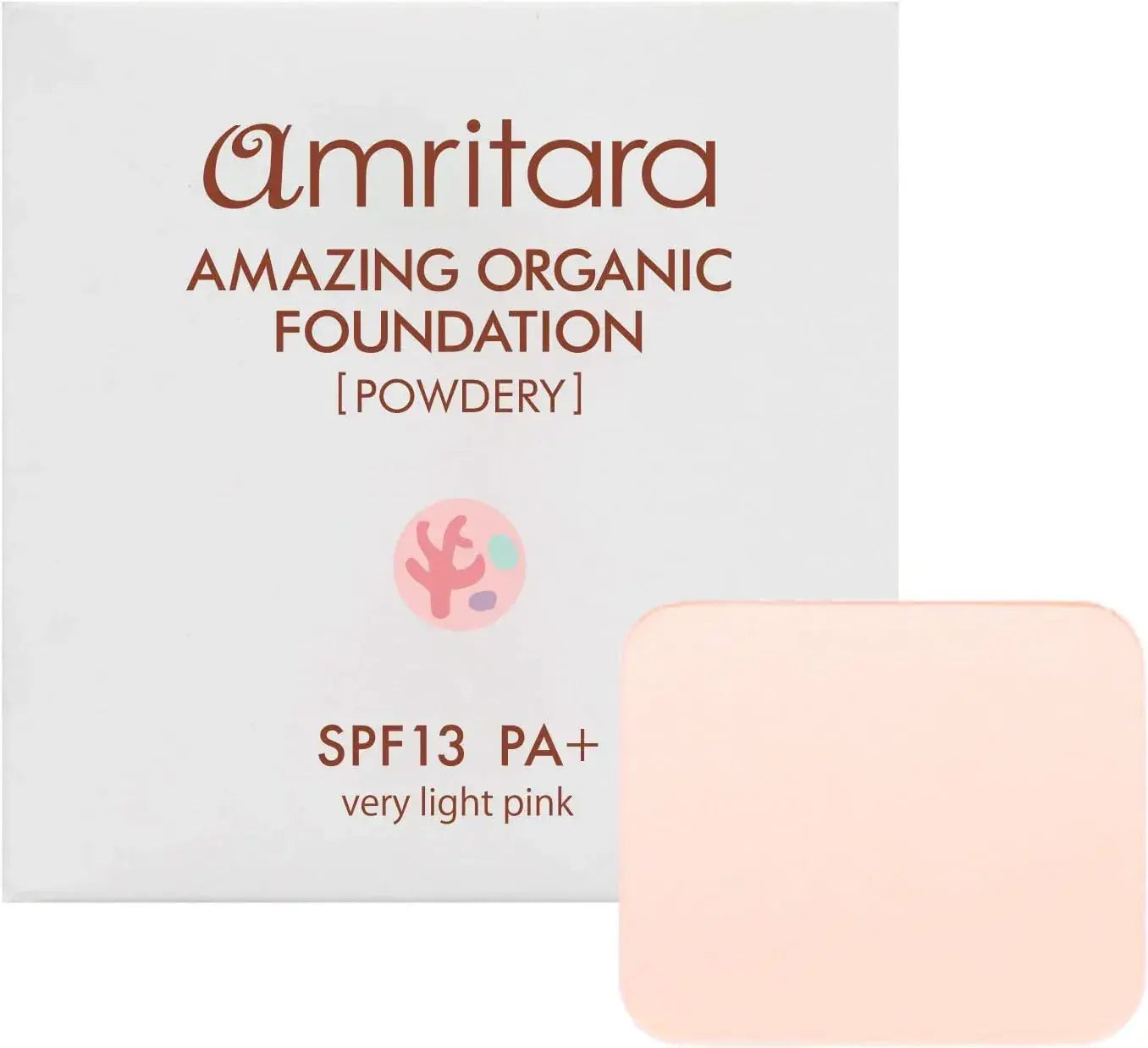 Amritara Amazing Organic Foundation Refill SPF10 PA+ - P0 Berry Light Pink - 4582341741195