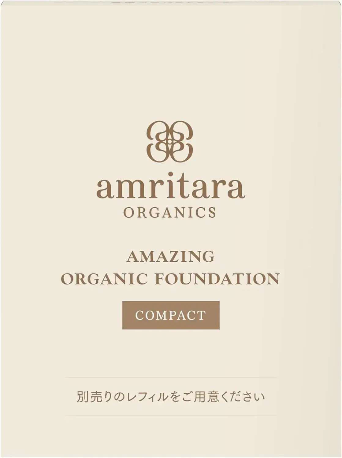 Amritara Organic Foundation Cream Moisture Compact Case