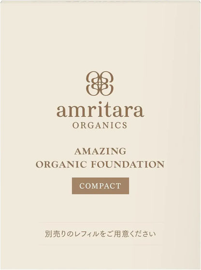 Amritara Organic Foundation Cream Moisture Compact Case