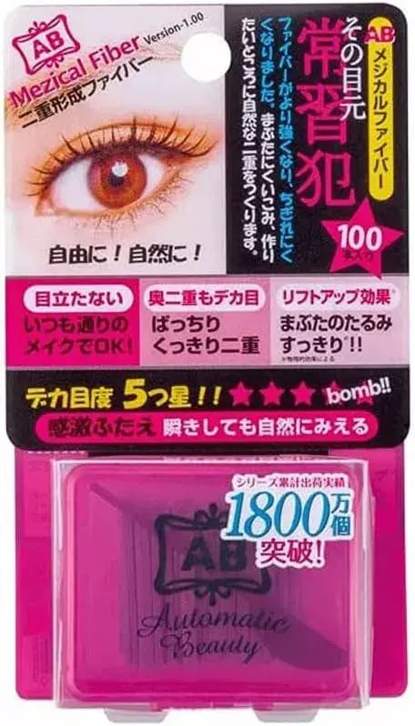 Automatic Beauty Double Eyelid Fiber ReAB-04 - Me3 Physical Fiber 100 Sheets - 4571307601659