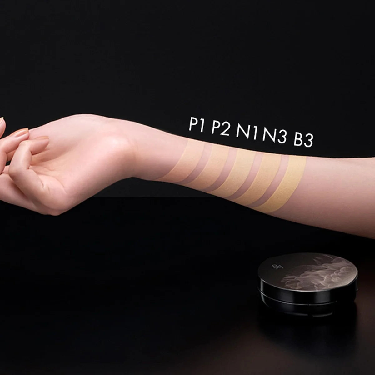 B.A Pola Serum Cushion Foundation B3 Medium Beige 12G Long-lasting Coverage