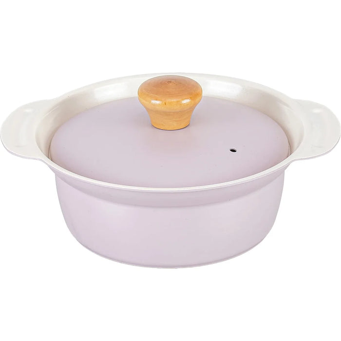 Wahei Freiz 16Cm Purple Tabletop Pot For 1 Person | Japan | Ih/Gas Compatible | Rb-2095