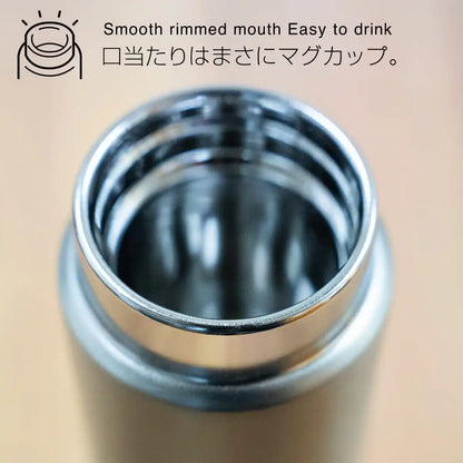 Tiger 300ml - Steel Black Insulated Water Bottle Hot and Cold Mmp-K031Ks