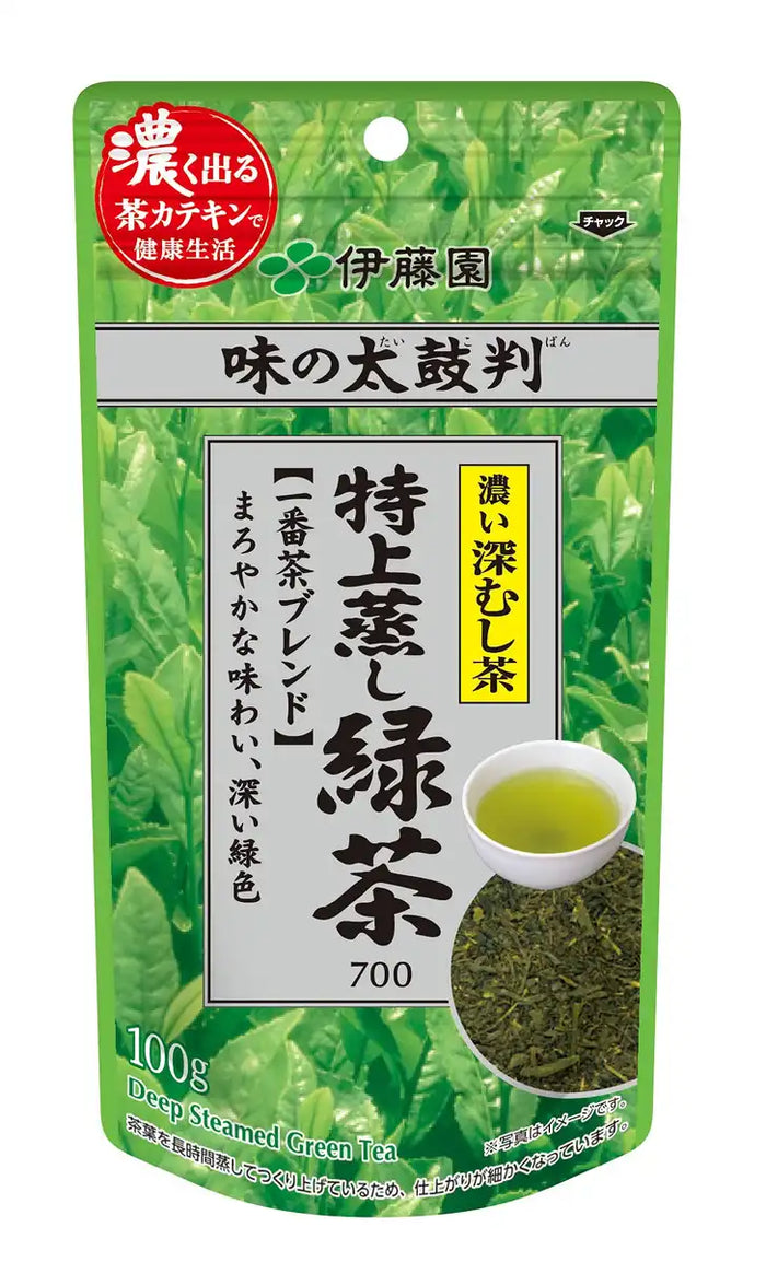 Itoen Premium Steamed Green Tea First-Grade Blend 100g 700 Tea Leaves
