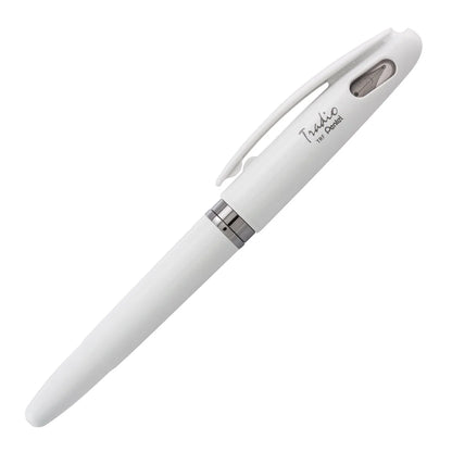Pentel Tradio Fountain Pen White Barrel Blue Ink Japan Gift Box 1 Pack