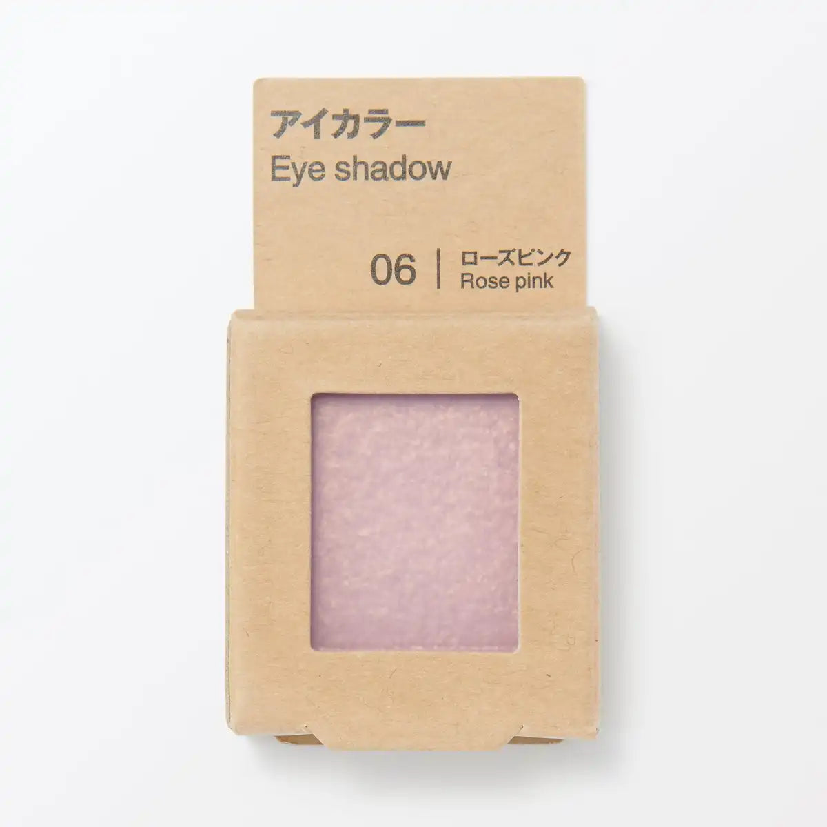 Muji Eye Color Rose Pink 84473449 Long-Lasting Natural Eyeshadow