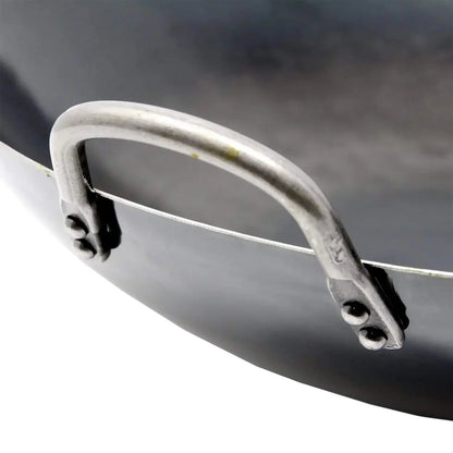 Yamada Hammered Iron Double-Handle Wok (1.2Mm Thickness) 27cm