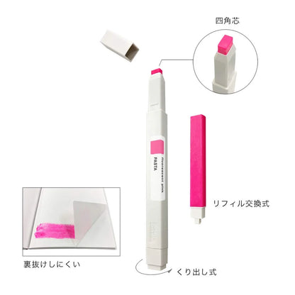 Kokuyo Japan Graphic Marker Pastel Fluorescent 5 Color Set Water-Based Ke-Sp15-5