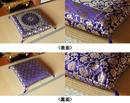 Ikehiko Corporation Japanese Buddhist Altar Sanzenin Reversible Gozenzabuton 68X70Cm #3118719