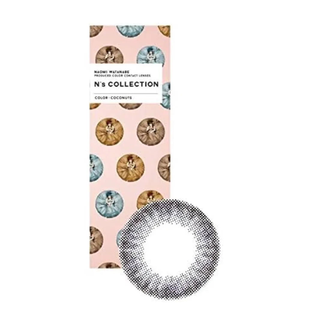 N'S Collection Naomi Watanabe Color Contacts [Coconut] -6.00 - 10 Sheets - One Day Uv - Japan