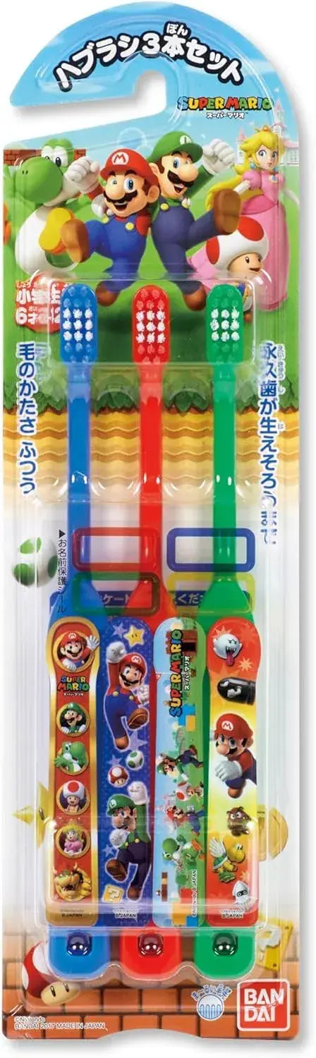 BANDAI Mario Series Children's Brush Set for Ages 3 and Up