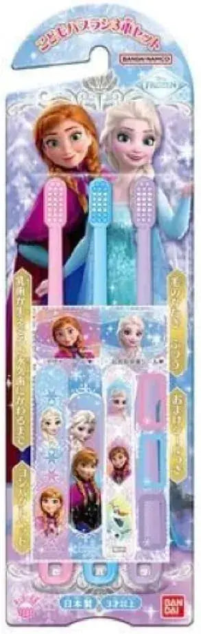 BANDAI Mario Series Children's Brush Set for Ages 3 and Up - Frozen - 4549660856993
