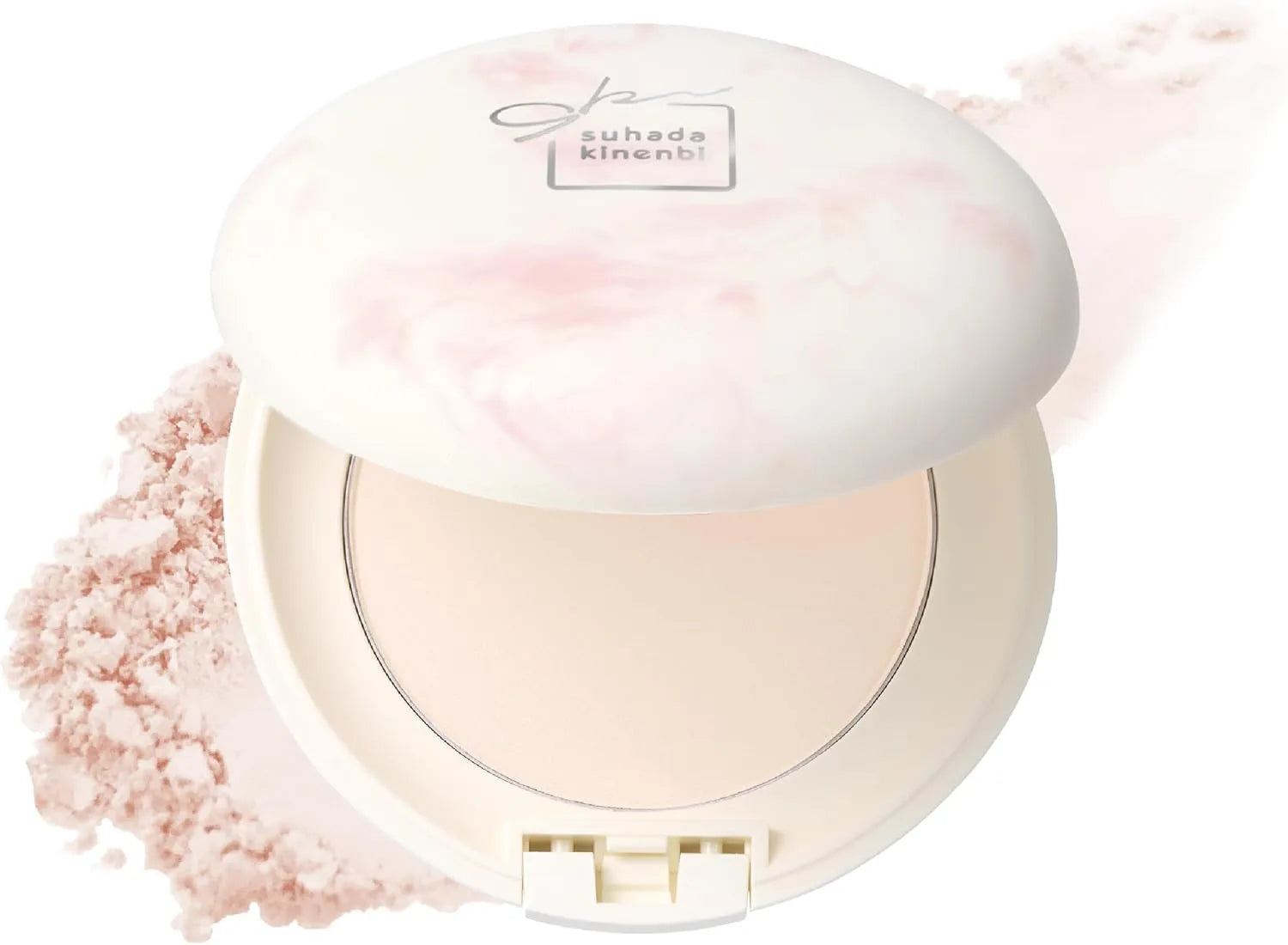 Bare Skin Care Powder N Ice Speech Tea Scent Clear Beige Pressed Powder 24H Repair Transparency by SANA