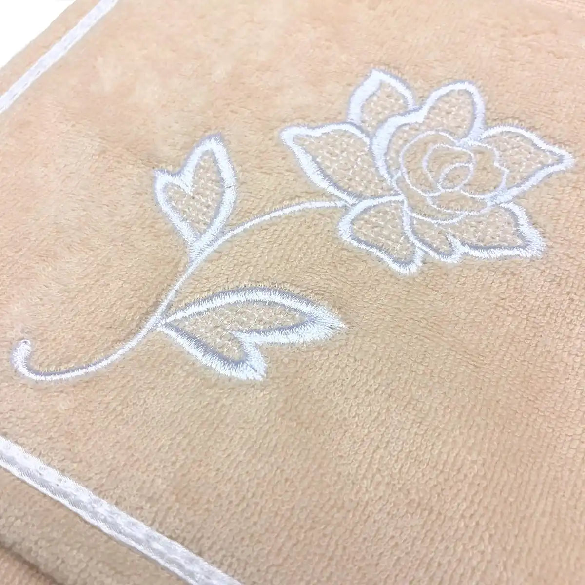 Senko Lacey Rose Paper Holder Cover Beige Rose Embroidery Japan Elegant 67350