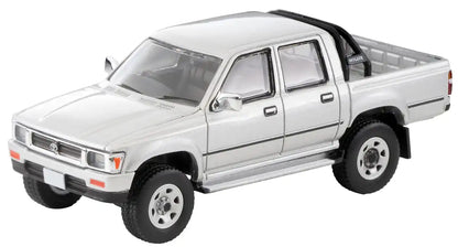 Tomytec Toyota Hilux 4WD Double Cab SSR Silver 1991 Model Lv-N256C