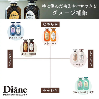 Diane Damage Repair Shampoo Refill 330ml - Floral & Berry Scent