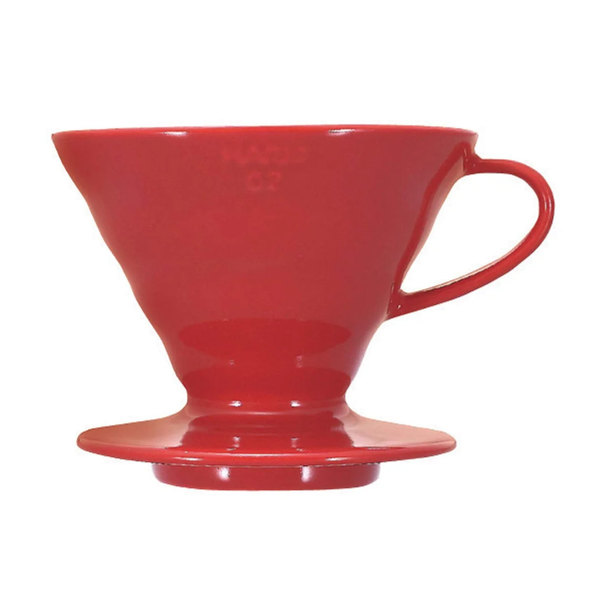 Hario V60 Ceramic Red Coffee Dripper Vdc-02R - Japan - 1-4 Cups
