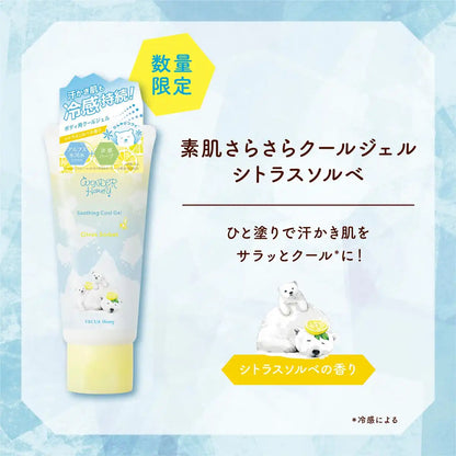 Vecua Honey Wonder Honey Cool Gel Sorbet Agrumes 60g Crème Corporelle Rafraîchissante