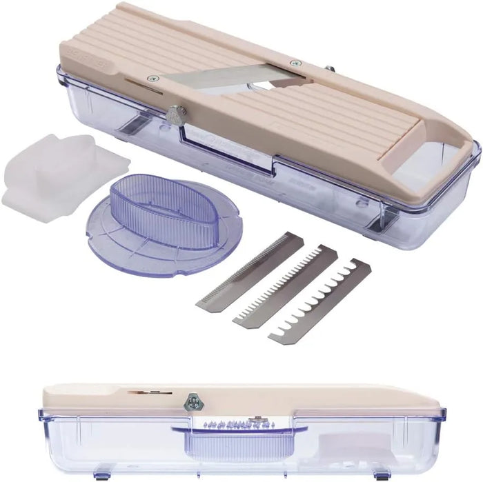 Benriner Vegetable Cooker Deluxe Set Ivory All-Purpose 10-DX-I