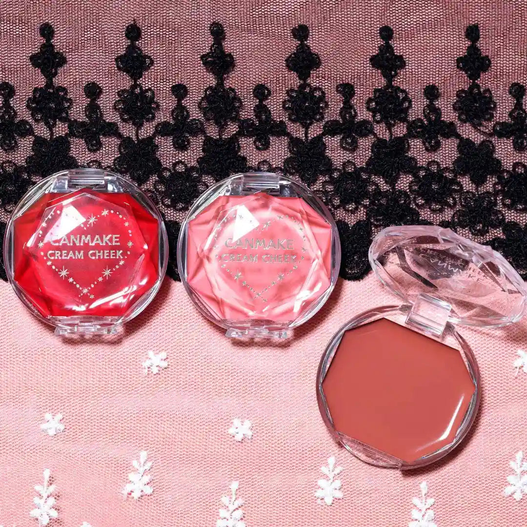 Canmake Cream Cheek 14 - Apple Cream Red Lightweight 2.3G Makeup Blush