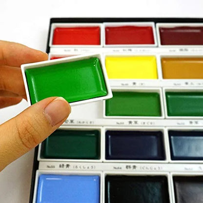 Kuretake Gansai Tambi 24-Color Watercolor Paint Set Mc20/24V