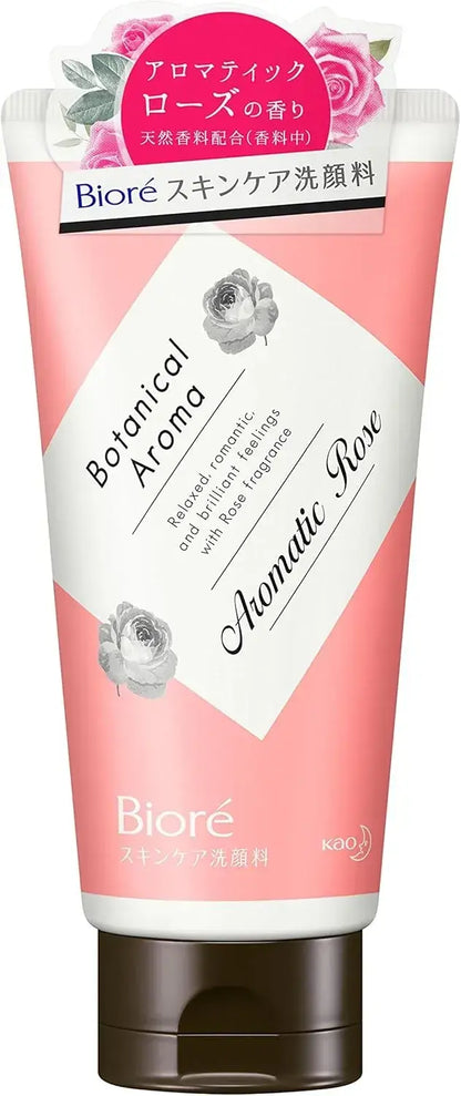 Biore Facial Cleanser Moisture Botanical Aroma Rose Scent 4.6 oz