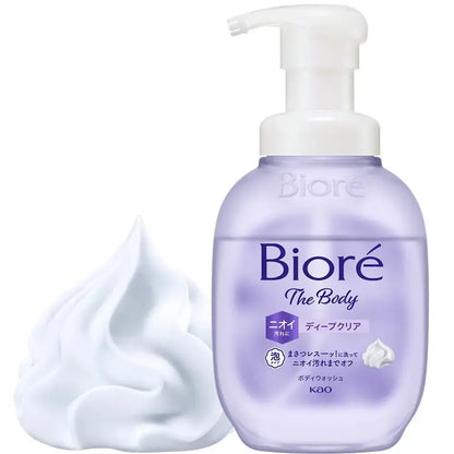 Biore U The Body Foaming Deep Clear Body Wash Pump