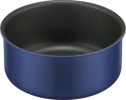 Thermos Indigo Blue 18cm Durable Pot with Removable Handle for Gas Stove KOC-018 IBL Series