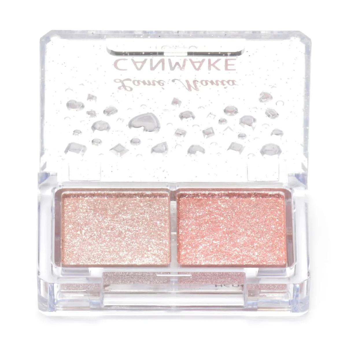 Canmake Glitter Mania 02 Eyeshadow 2.7G - Pastel Pink & Pearl Duo