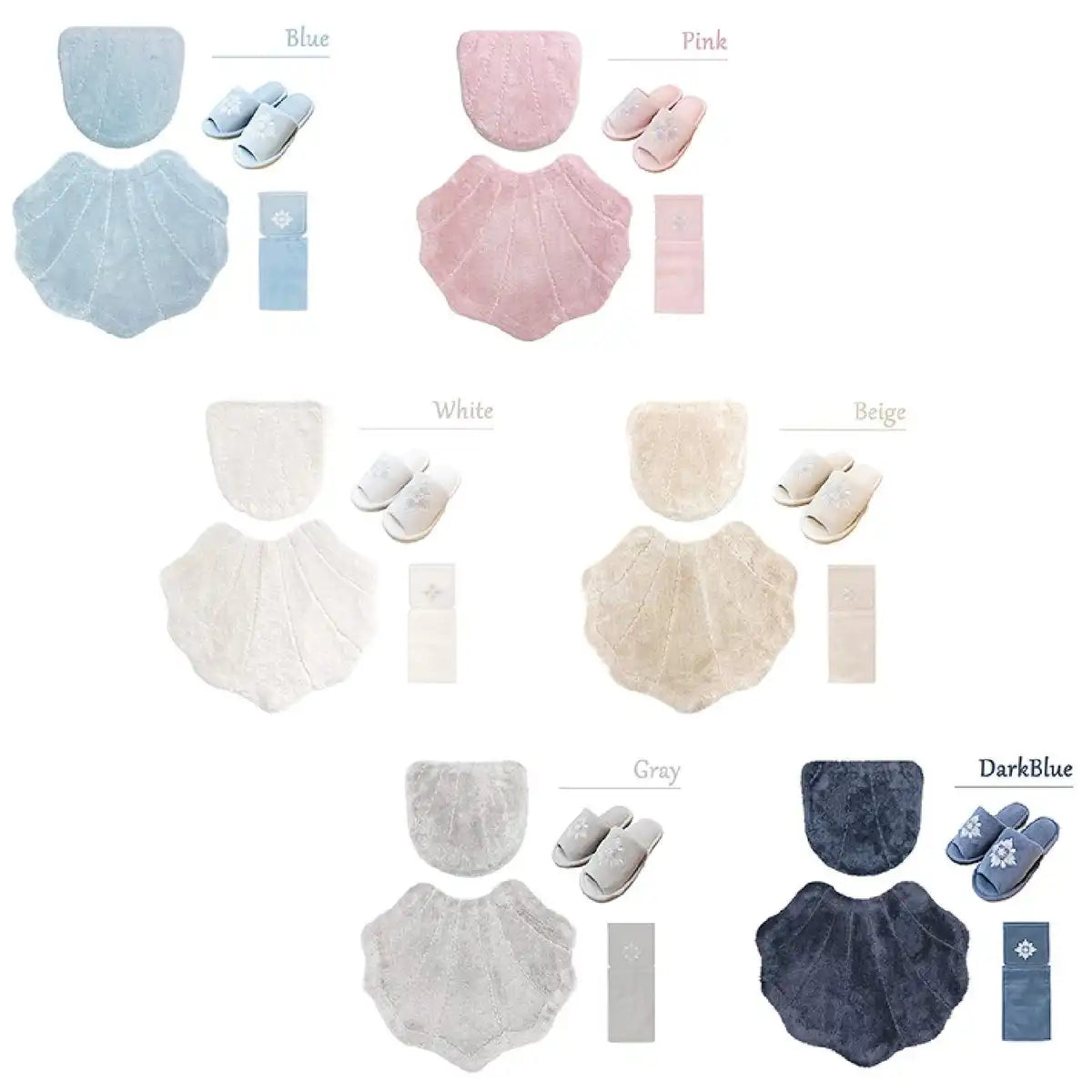 Senko Japan Elegant Shell Paper Holder Cover Dark Blue 78483