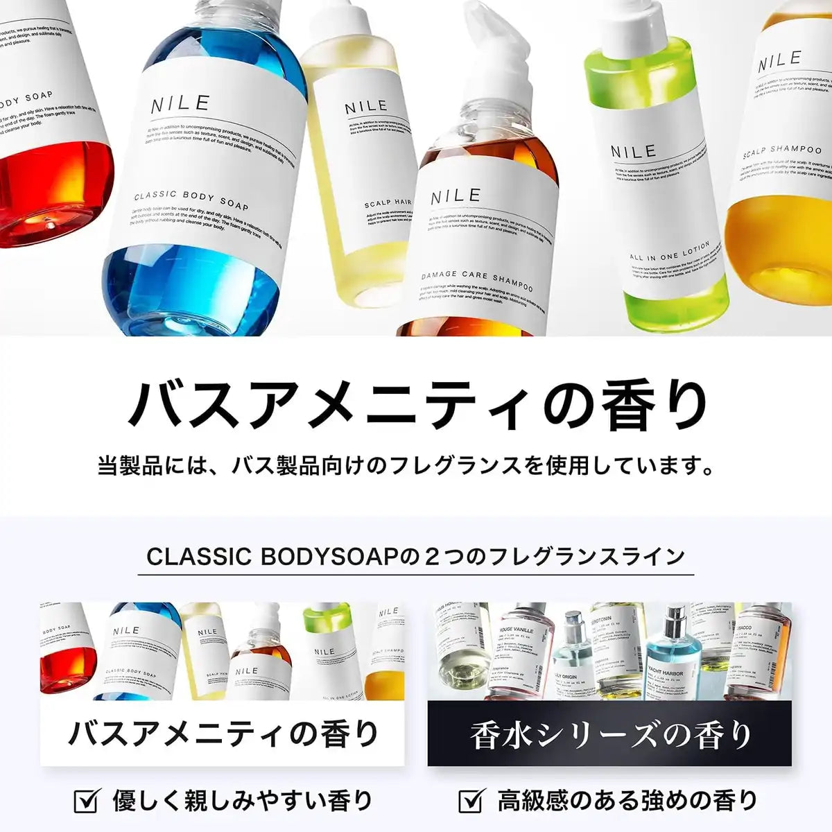 Nile Classic Body Soap 400Ml Citrus Floral Modern Yuzu Scent