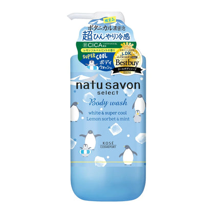Softymo Natu Soap White Body Wash Super Cool 480ml Cooling Formula