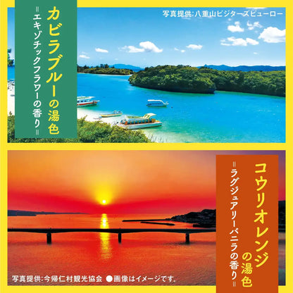 Bus Romance Travel Okinawa Medicinal Bath Additives - 4 Scents 12 Packets