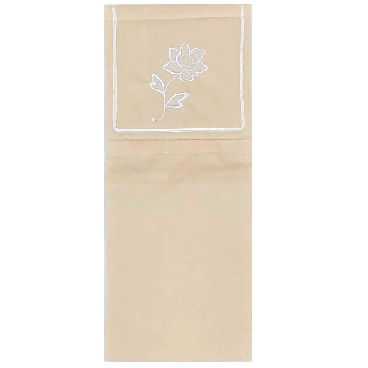 Senko Lacey Rose Paper Holder Cover Beige Rose Embroidery Japan Elegant 67350