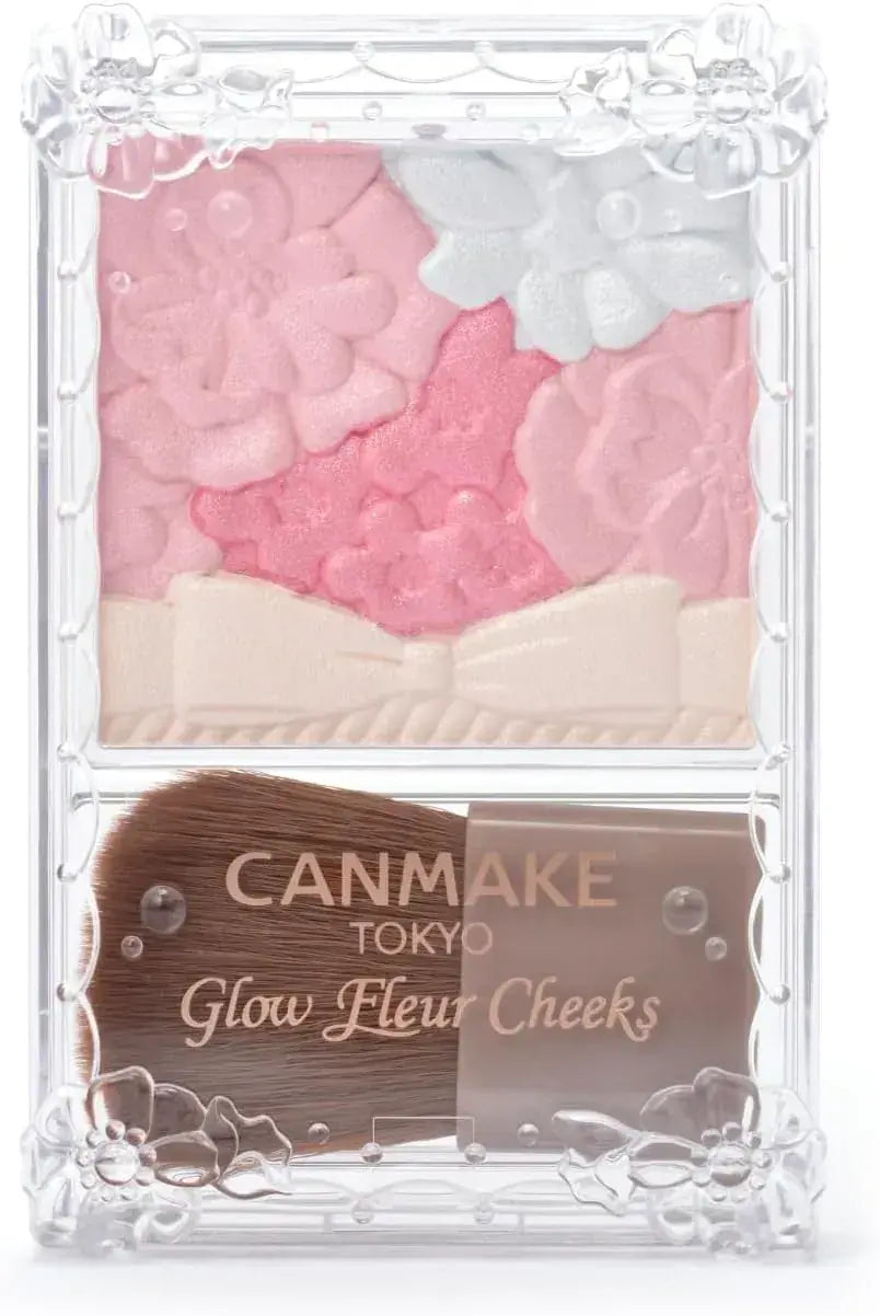 Canmake Grow Fleur Cheeks Powder Cheek Glossy Transparency