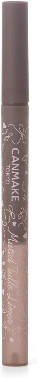 Canmake Muted Tulle Liner Eyeliner - 02 Sheer Brown - 4901008317656
