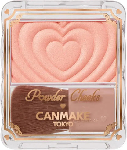 Canmake Powder Cheeks Blush - 03 Cheerful Peach - 4901008317779