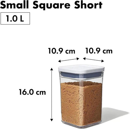 OXO Airtight Plastic Pop Storage Container Kitchen Organizer