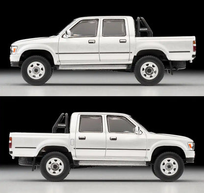 Tomytec Toyota Hilux 4WD Double Cab SSR Silver 1991 Model Lv-N256C