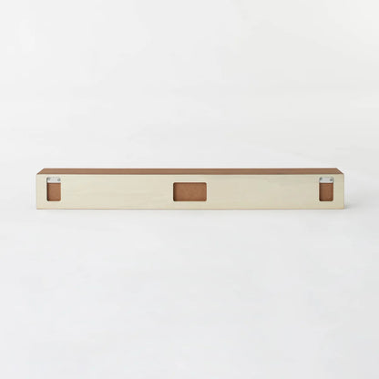 Mujirushi Ryohin Japan Walnut Wall Mounted Shelf 88X12X10Cm - 44505113