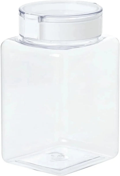 Nitori 2WAY One-Push Canister with Middle Lid Storage Container